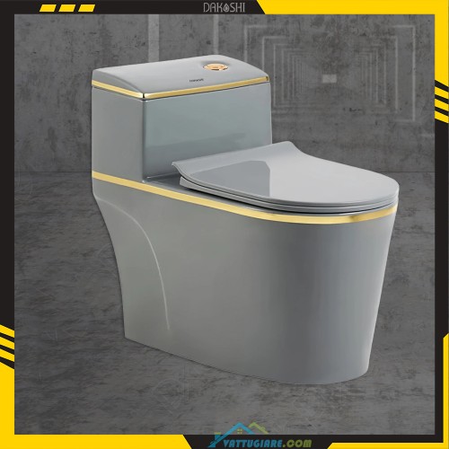 Bồn cầu liền khối Dakoshi C6010 GG chính hãng - Vật tư giá rẻ