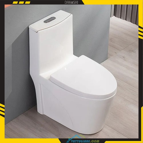 Bồn cầu liền khối Dakoshi C8331 chính hãng - Vật tư giá rẻ