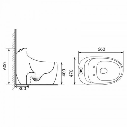 Bồn cầu liền khối Dakoshi C936 chính hãng - Vật tư giá rẻ