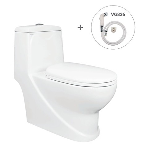 Bồn cầu liền khối Viglacera V38 - Vật tư giá rẻ