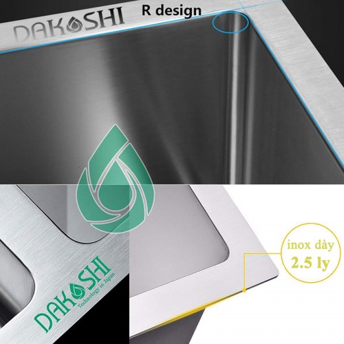 Bồn rửa chén bát Dakoshi R103 chính hãng - Vật tư giá rẻ