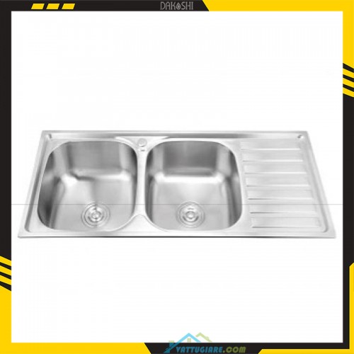 Bồn rửa chén bát inox Dakoshi D10545F hàng chính hãng - Vật tư giá rẻ Bồn rửa chén bát inox Dakoshi D10545F chính hãng - Vật tư giá rẻ