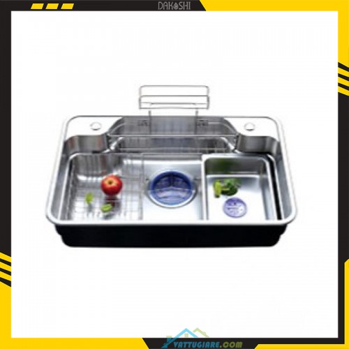 Bồn rửa chén bát inox Dakoshi D8050HQ hàng chính hãng - Vật tư giá rẻ Bồn rửa chén bát inox Dakoshi D8050HQ chính hãng - Vật tư giá rẻ