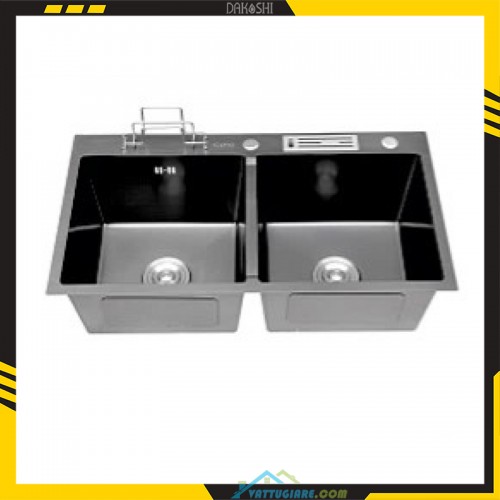 Bồn rửa chén bát inox Dakoshi D8245AE hàng chính hãng - Vật tư giá rẻ Bồn rửa chén bát inox Dakoshi D8245AE chính hãng - Vật tư giá rẻ