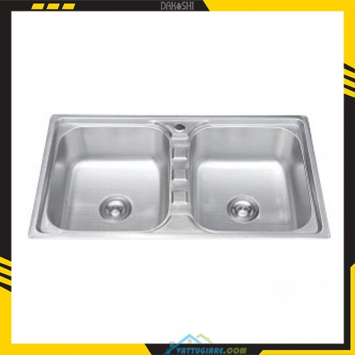 Bồn rửa chén bát inox Dakoshi D8850F hàng chính hãng - Vật tư giá rẻ Bồn rửa chén bát inox Dakoshi D8850F chính hãng - Vật tư giá rẻ