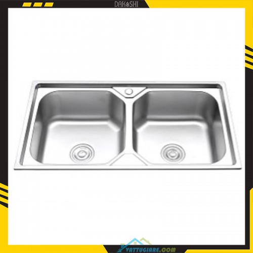Bồn rửa chén bát inox Dakoshi D9050F hàng chính hãng - Vật tư giá rẻ Bồn rửa chén bát inox Dakoshi D9050F chính hãng - Vật tư giá rẻ