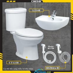 Combo bồn cầu Caesar gói C05