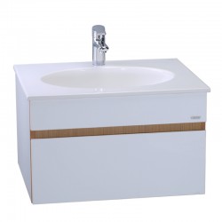 Chậu rửa lavabo Caesar LF5024 tủ treo EH05024DDV