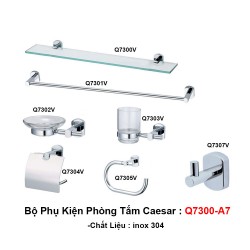 Bộ phụ kiện phòng tắm Caesar Q7300-A7