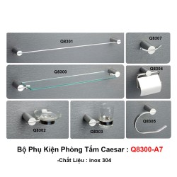 Bộ phụ kiện phòng tắm Caesar Q8300-A7